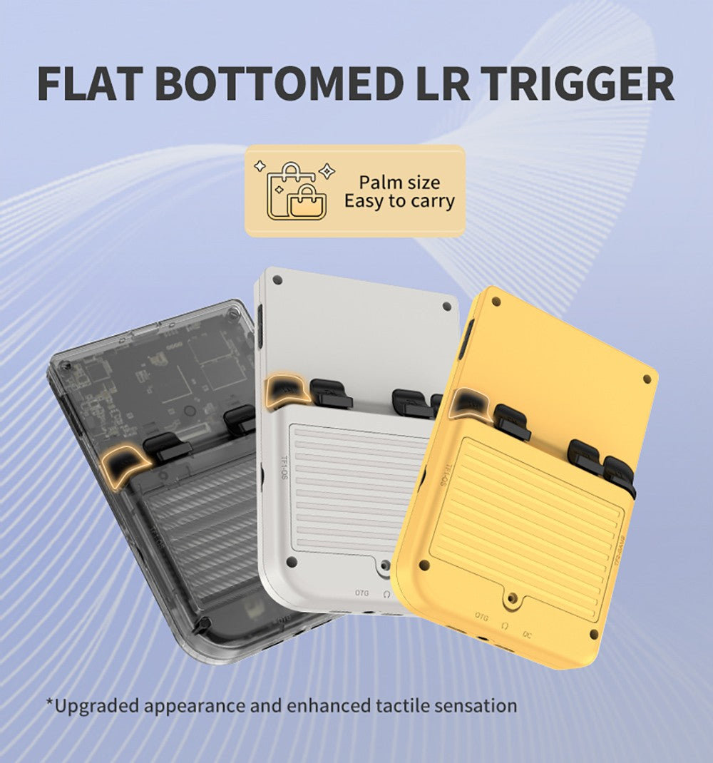 Kapesní herní konzole Powkiddy V20, 64GB TF karta, 3,5palcový IPS displej, systém s otevřeným zdrojovým kódem Linux, 64bitové 3D simulátory, 10 hodin hraní - šedá