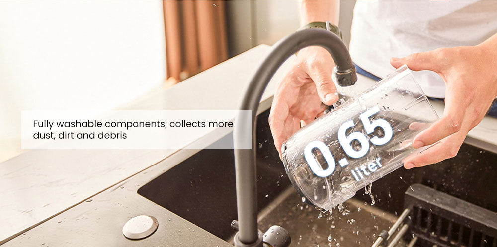 Bezdrátový vysavač Proscenic P11 Mopping, sací tlak 35 kPa, nádoba na prach o objemu 0,65 l, 5stupňový filtrační systém, odnímatelná baterie 2000 mAh, výdrž baterie až 50 minut, dotyková obrazovka