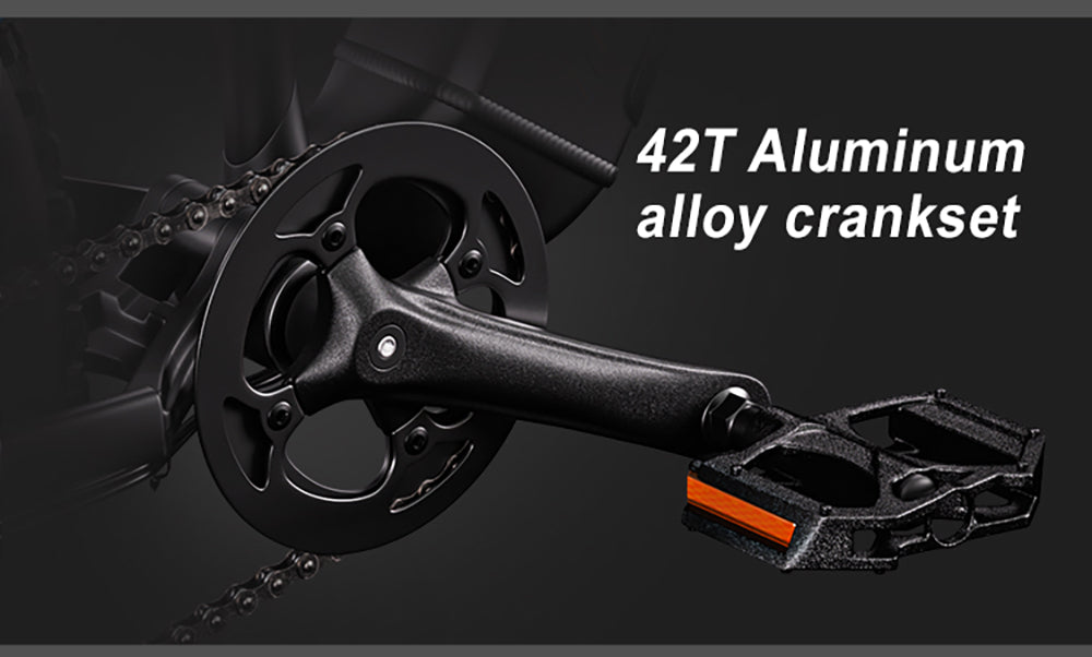 Elektrokolo PULUMA PH001, motor 500 W, baterie 48 V 20 Ah, pneumatiky 27,5*2,8 palce, maximální rychlost 40 km/h, dojezd 150 km, hydraulické olejové brzdy, tlumič nárazů, 9stupňová přehazovačka, LCD displej - černomodrá