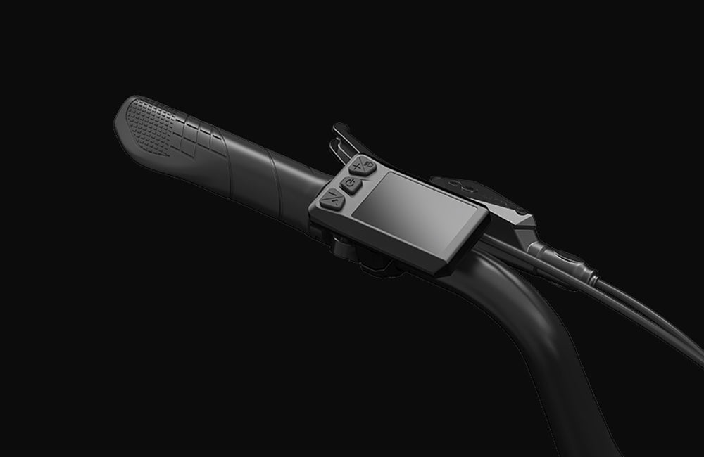 Elektrokolo PVY LS20, motor 250 W, baterie 48 V 16,5 Ah, tlusté pneumatiky 20 x 4,0 palce, maximální rychlost 25 km/h, dojezd 100 km, hydraulická brzda, uzamykatelná tlumicí vidlice, řazení Shimano 7 rychlostí, LCD displej - šedé