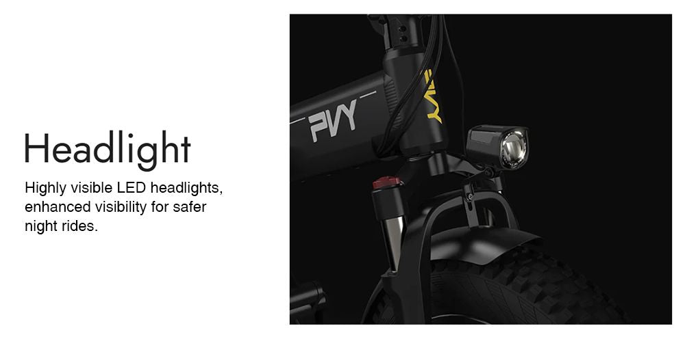 Elektrokolo PVY Turbo, motor 250 W, baterie 48 V 13 Ah, tlusté pneumatiky 20 x 4,0 palce, maximální rychlost 25 km/h, dojezd 100 km, řazení Shimano 7 rychlostí, mechanická kotoučová brzda, odpružená přední vidlice a mechanický tlumič vzadu.