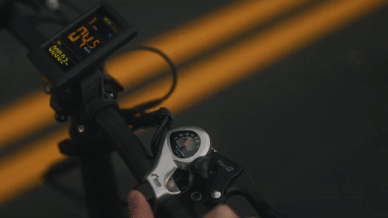 Skládací elektrokolo PVY Z20 Plus, tlusté pneumatiky 20*4,0 palce, motor 1000 W, rychlost 50 km/h, baterie 48 V 16,5 Ah, dojezd 80–120 km, nosnost 150 kg, Shimano 7 rychlostí, elektrické horské kolo – šedé