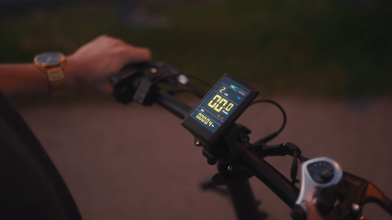 Skládací elektrokolo PVY Z20 Plus, tlusté pneumatiky 20*4,0 palce, motor 1000 W, rychlost 50 km/h, baterie 48 V 16,5 Ah, dojezd 80–120 km, nosnost 150 kg, Shimano 7 rychlostí, elektrické horské kolo – šedé