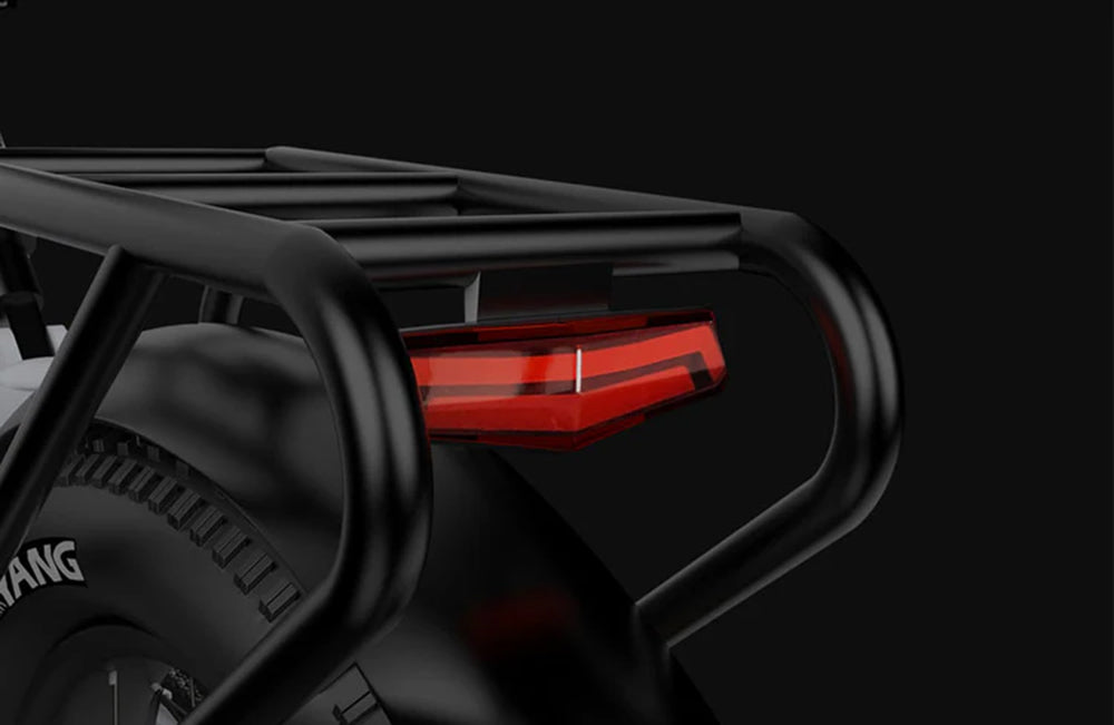 Skládací elektrokolo PVY Z20 Plus 1000W, tlusté pneumatiky 20*4,0, 48V, baterie 16,5Ah, dojezd 80–120 km, 7stupňová převodovka Shimano, uzamykatelná odpružená vidlice a zadní tlumič, hydraulická brzda, barevný LCD displej, nosnost 150 kg – zelená