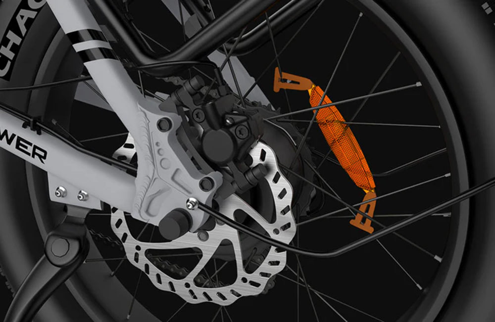 Skládací elektrokolo PVY Z20 Plus 1000W, tlusté pneumatiky 20*4,0, 48V, baterie 16,5Ah, dojezd 80–120 km, 7stupňová převodovka Shimano, uzamykatelná odpružená vidlice a zadní tlumič, hydraulická brzda, barevný LCD displej, nosnost 150 kg – zelená