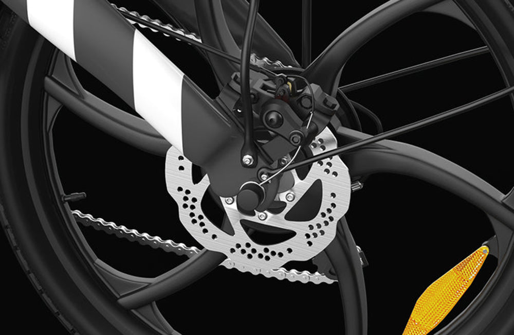 Elektrokolo PVY Z20 Pro, 20palcové pneumatiky, 250W motor v náboji, maximální rychlost 25 km/h, 36 V, 10,4 Ah, vyměnitelná baterie, dojezd 80–100 km, LCD displej – šedý