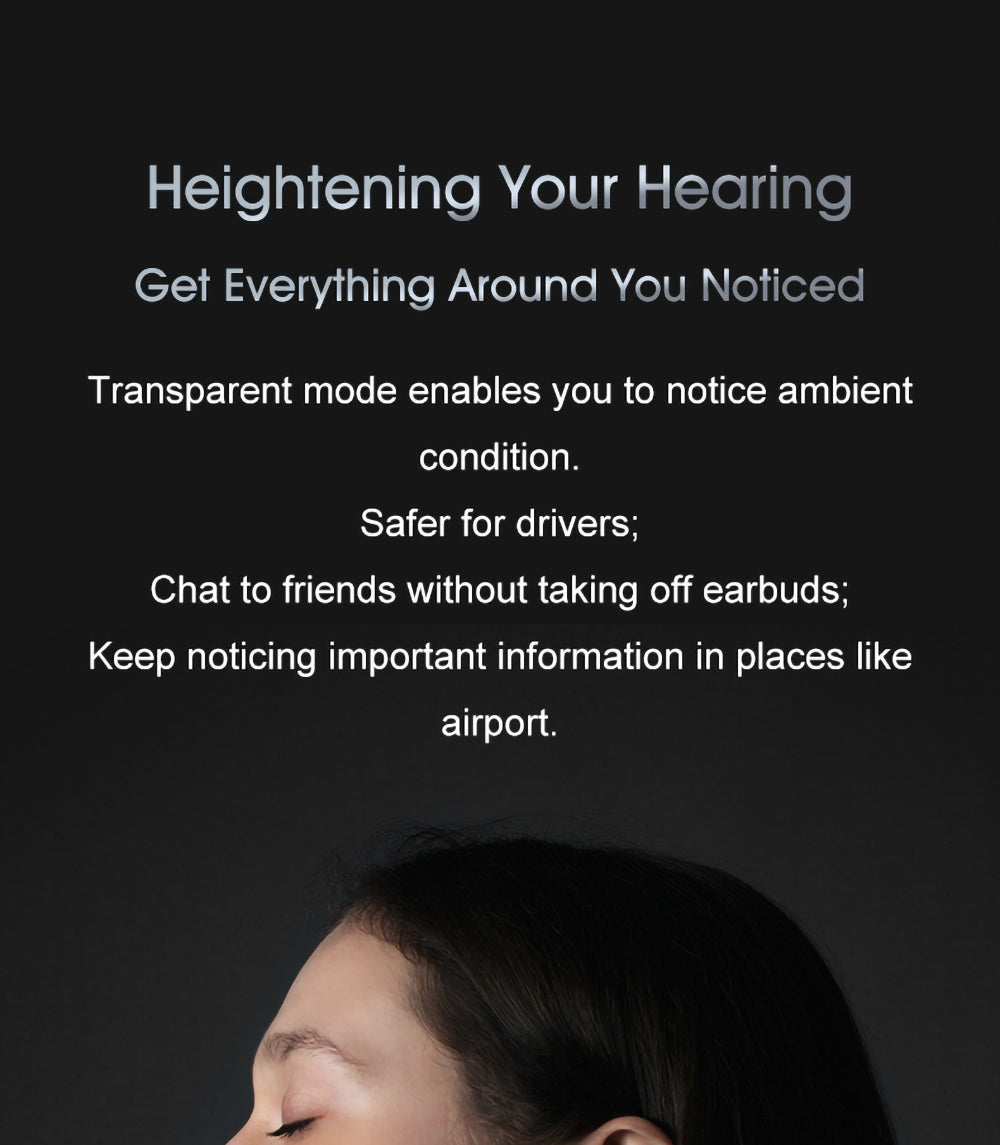 Sluchátka QCY HT03 ANC TWS, Bluetooth 5.1