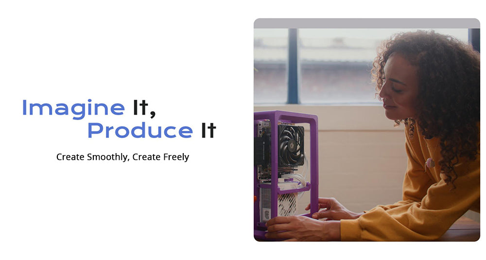 3D tiskárna QIDI TECH PLUS4, 600 mm/s, tisk při vysoké teplotě 370 ℃, aktivní vyhřívaná komora 65 ℃, 305*305*280 mm, 5palcová dotyková obrazovka, kamera 1080P, vícekovová kompozitní tryska, dvouvrstvá izolace, podpora vícebarevného systému, dálkové ovládání, Klipper V0.12.0