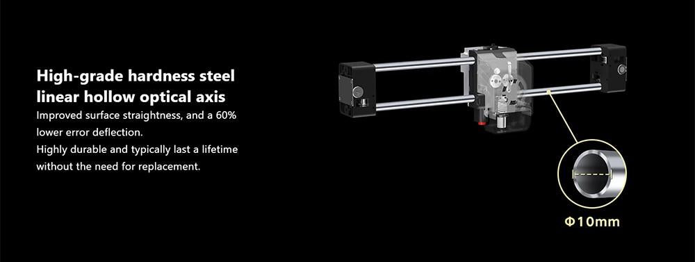 3D tiskárna QIDI TECH X-Max 3, automatické nivelace, rychlost tisku 600 mm/s, flexibilní HF deska, ventilátor s cirkulací komory, detekce filamentu, sušicí box, 325*325*315 mm