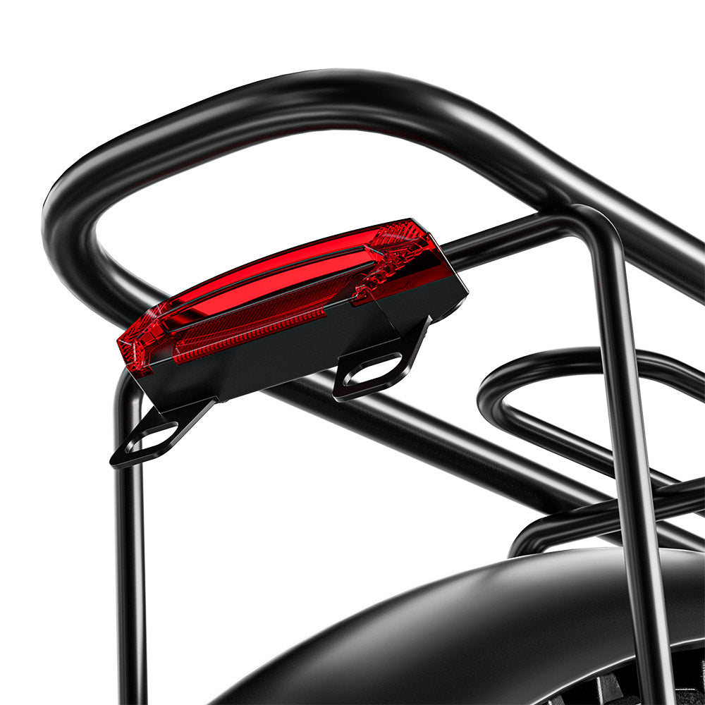 RANDRIDE YG90B Electric Bike 1000W Motor 45km/h Max Speed 48V 17Ah Removable battery 80-90KM Max Range 27.5*2.4&#39;&#39; CST Tires 120kg Load Shimano 21 Gears Hydraulic brake - Black &amp; Red