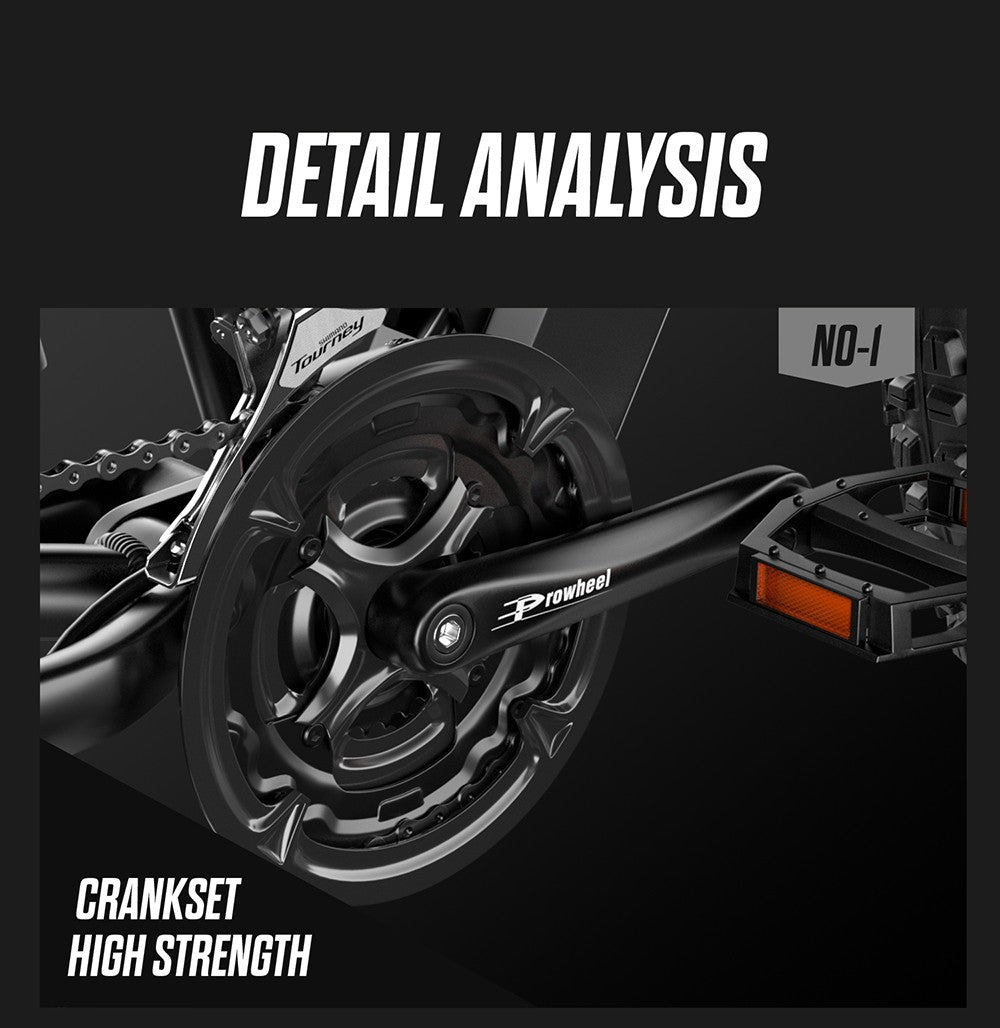 Elektrokolo RANDRIDE YG90B-29, motor 1000 W, baterie 48 V 17 Ah, pneumatiky 29 x 2,1 palce, maximální rychlost 45 km/h, dojezd 40–50 km, hydraulická kotoučová brzda, zadní tlumič, řazení Shimano 21 rychlostí