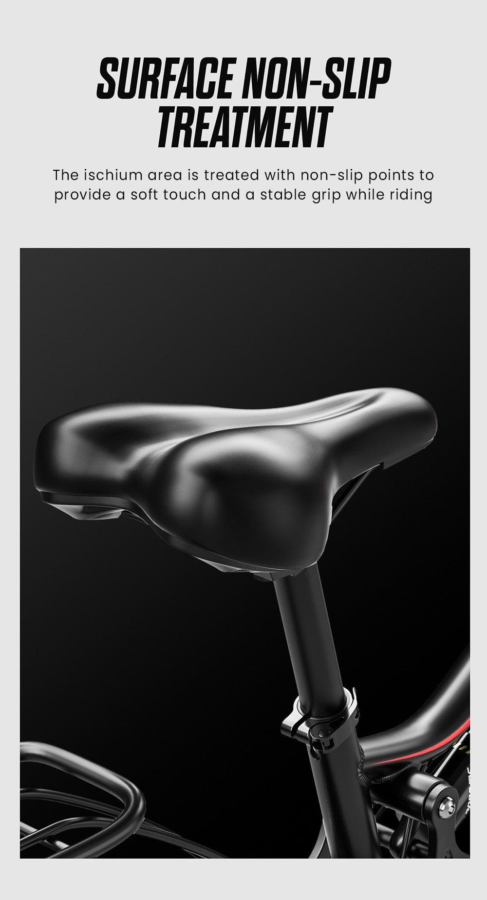 Elektrické kolo RANDRIDE YG90B, motor 1000 W, maximální rychlost 45 km/h, vyjímatelná baterie 48 V, dojezd 80–90 km, pneumatiky CST 27,5*2,4 palce, nosnost 120 kg, převodovka Shimano 21, hydraulická brzda – černo-červená