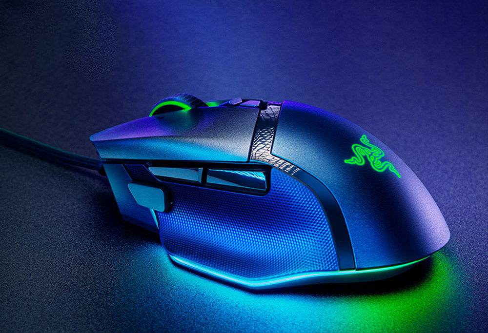 Herní myš Razer Basilisk V3, RGB osvětlení, optický senzor 26K DPI, 11 programovatelných tlačítek