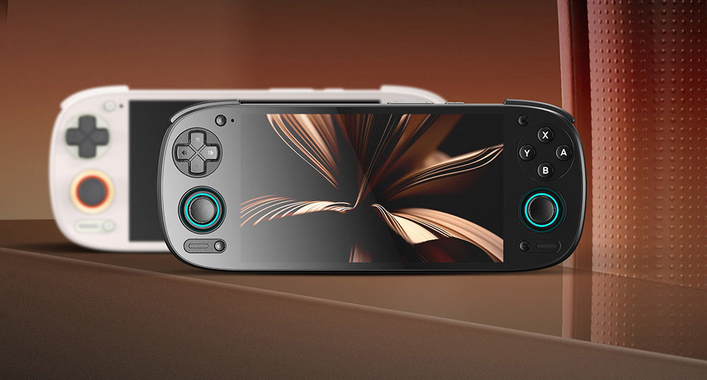 Herní konzole Retroid Pocket 5, Android 13, 5,5palcový 1080p AMOLED displej, 8 GB RAM LPDDR4x, 128 GB úložiště UFS 3.1, WiFi 6 Bluetooth 5.1, baterie 5000 mAh - černá