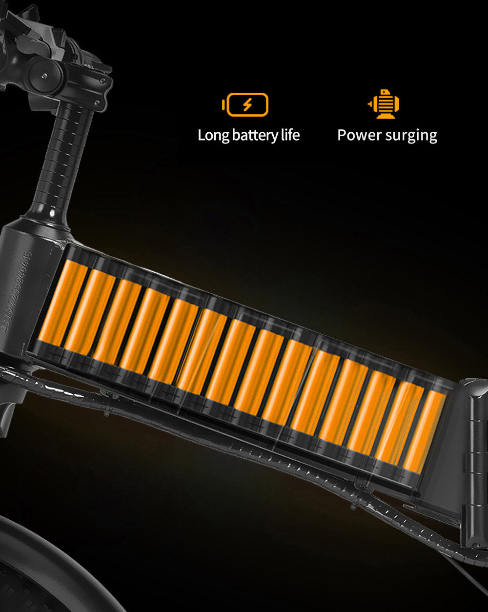 Skládací elektrokolo Ridstar H20, motor 1000 W, baterie 48 V 15 Ah, tlusté pneumatiky 20 x 4,0 palce, maximální rychlost 45 km/h, maximální dojezd 80 km, řazení Shimano 7 rychlostí, dvojité kotoučové brzdy, dvojité hydraulické odpružení vpředu a vzadu.