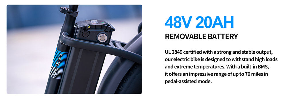 Elektrokolo Ridstar MN26, motor 750 W, tlusté pneumatiky 26*4,0', baterie 48 V 20 Ah, maximální rychlost 58 km/h, maximální dojezd 90 km, řazení Shimano 7 rychlostí, mechanická kotoučová brzda