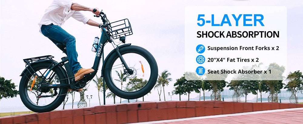 Elektrokolo Ridstar MN26, motor 750 W, tlusté pneumatiky 26*4,0', baterie 48 V 20 Ah, maximální rychlost 58 km/h, maximální dojezd 90 km, řazení Shimano 7 rychlostí, mechanická kotoučová brzda