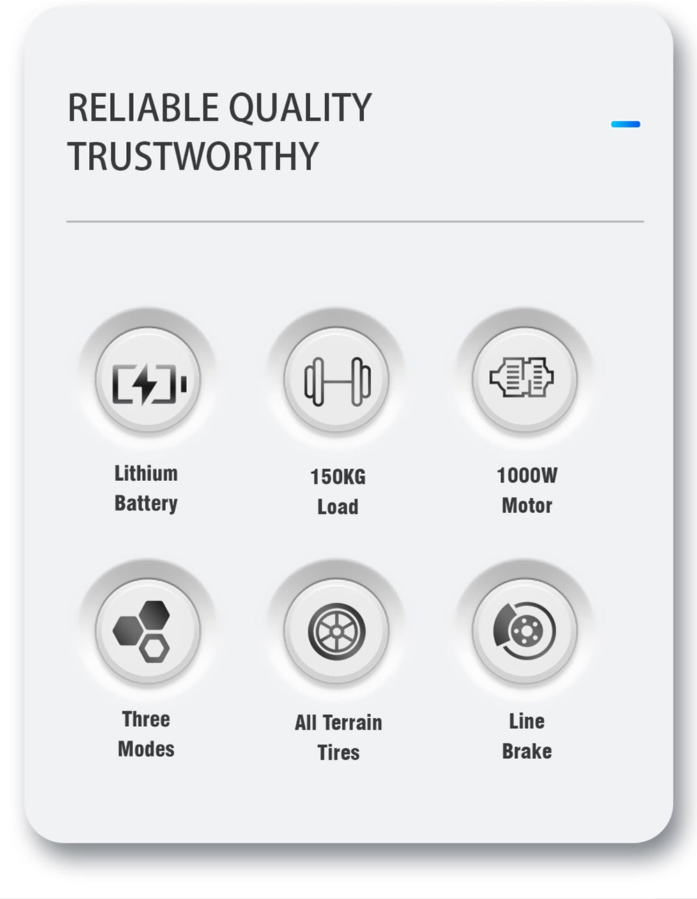 Elektrokolo Ridstar Q20, bezkartáčový motor 1000 W, tlusté pneumatiky 20*4 palce, 48 V, 20 Ah, vyměnitelná baterie, maximální rychlost 48 km/h, dojezd 120 km, hydraulická kotoučová brzda