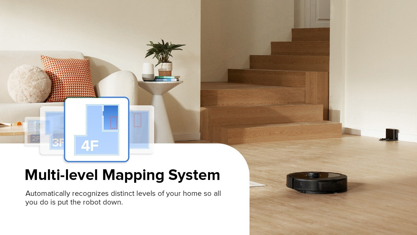 Robotický vysavač Roborock Q8 Max, sací výkon 5500 Pa, kartáč DuoRoller, navigace LDS, nádoba na prach 470 ml, nádržka na vodu 350 ml