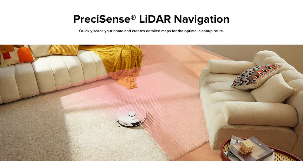 Robotický vysavač Roborock S7 Max Ultra, sací výkon 5500 Pa, automatické sušení, samočištění a vyprazdňování, vytírání VibraRise, reaktivní technologie vyhýbání se překážkám, rychlé a mimošpičkové nabíjení - bílý