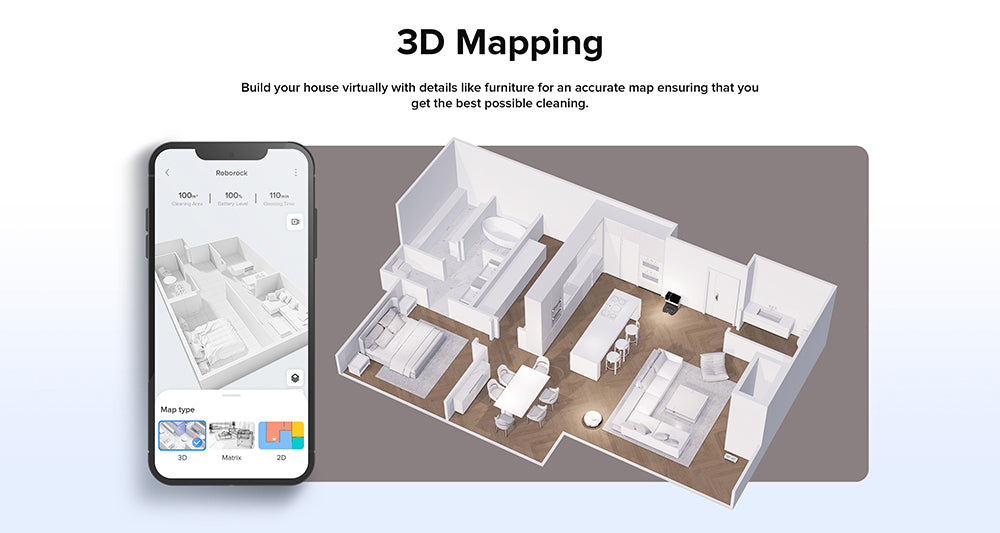 Robotický vysavač Roborock S7 Max Ultra, sací výkon 5500 Pa, automatické sušení, samočištění a vyprazdňování, vytírání VibraRise, reaktivní technologie vyhýbání se překážkám, rychlé a mimošpičkové nabíjení - bílý