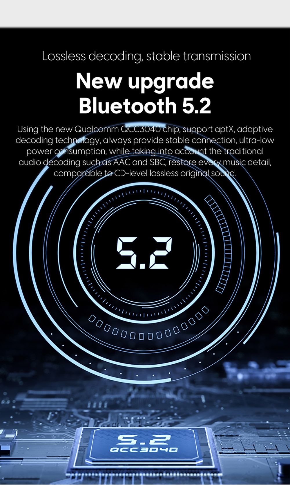 Bezdrátová sluchátka Sabbat E18 TWS s Bluetooth 5.2, hudbou a hraním – černá