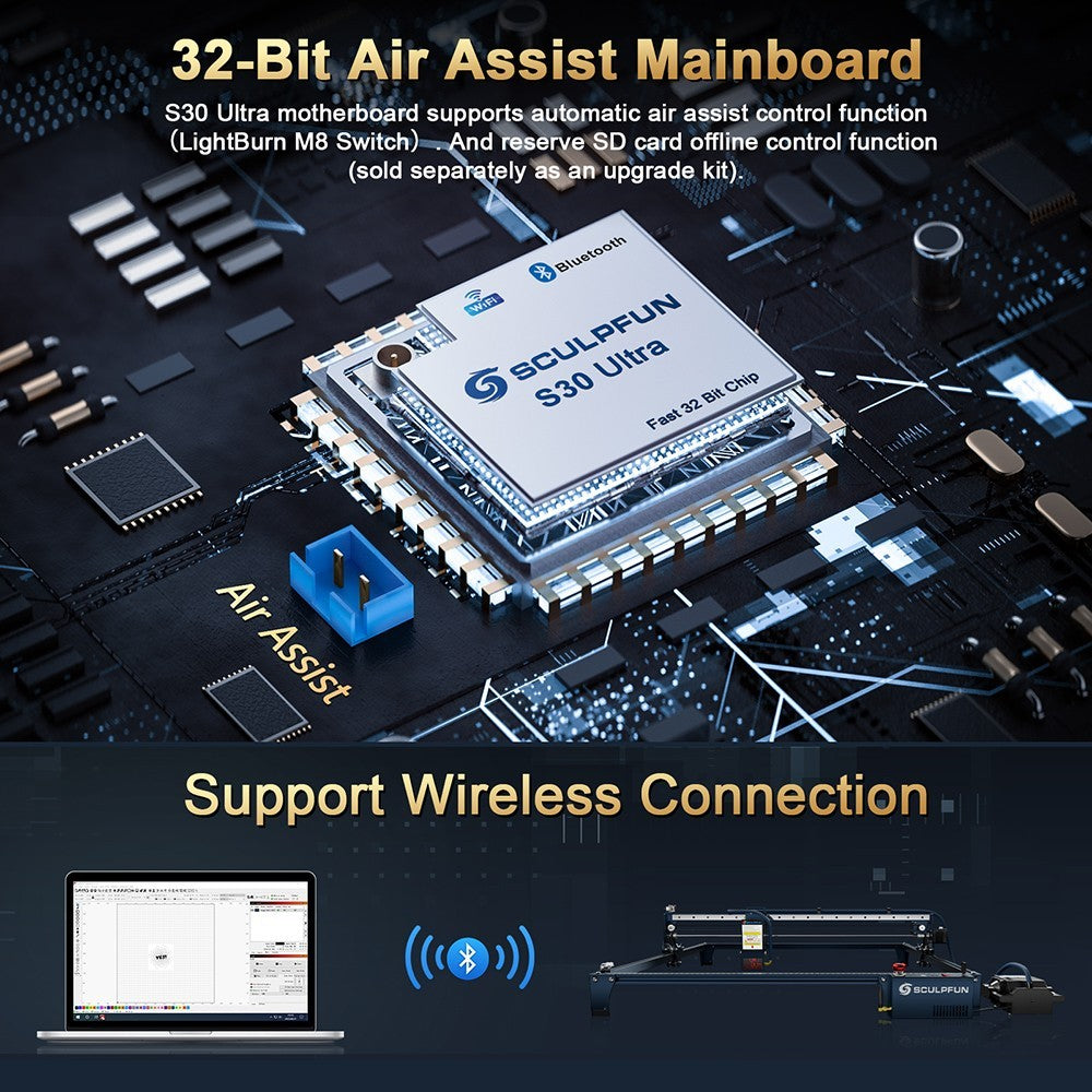 Laserová řezačka SCULPFUN S30 Ultra 22W