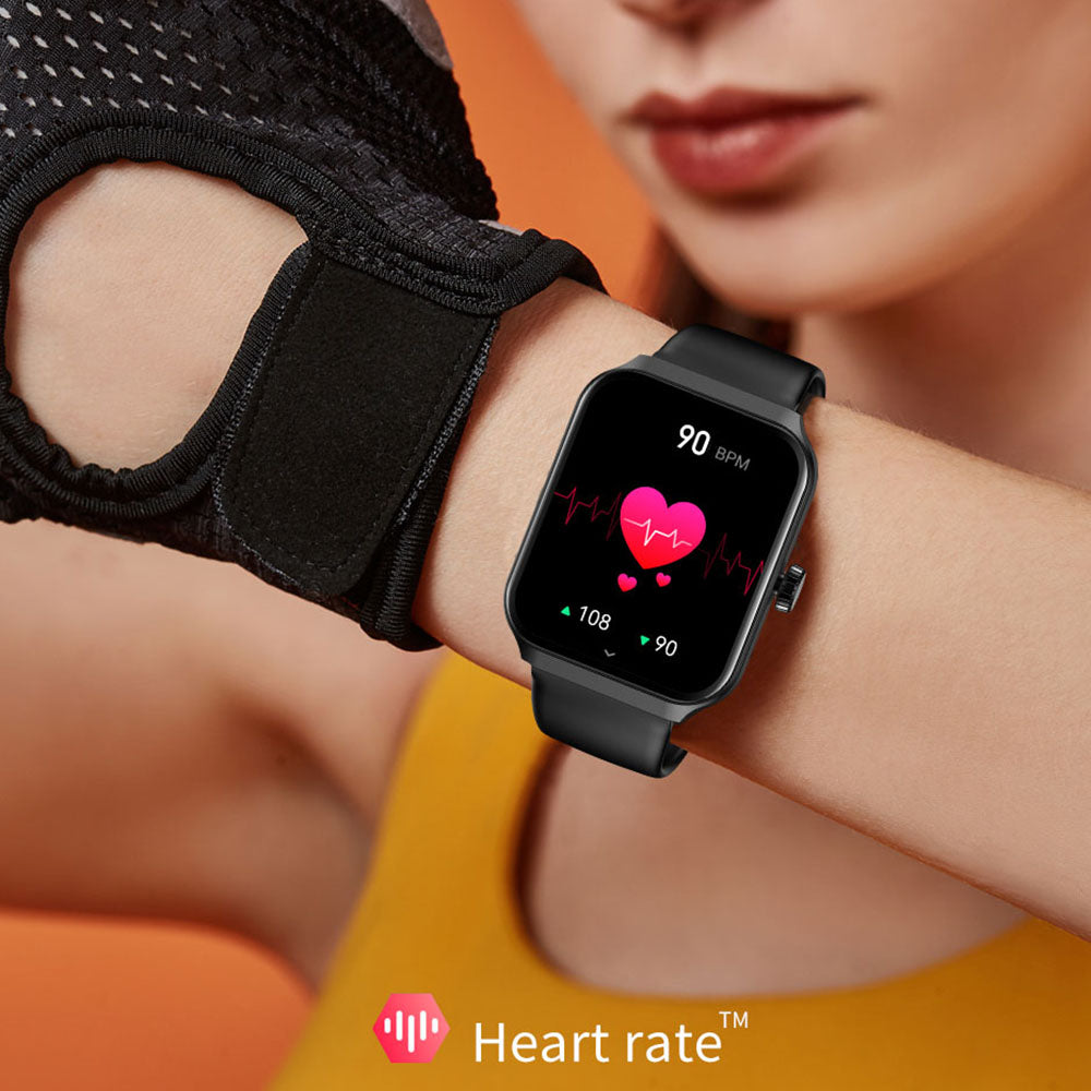 Chytré hodinky NX25, 1,83palcový HD displej, volání přes Bluetooth, monitorování srdeční frekvence, měření kyslíku v krvi během spánku, více sportovních režimů