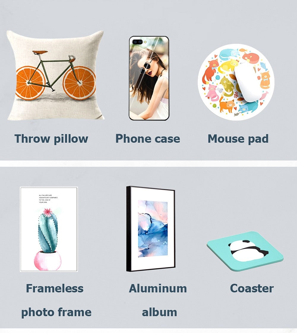 SHUOHAO SH06 6 v 1 tepelný lis, 11,4*15 palců, na čepice/tašky/podložky pod myš/pouzdra na telefon/polštáře/hrnky/talíře/podtácky/trička