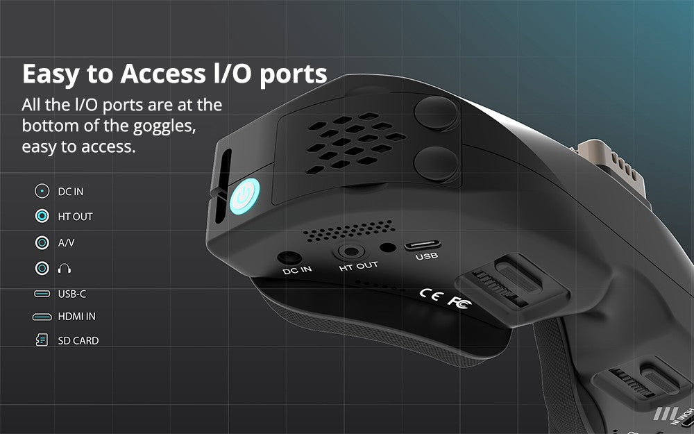 Skyzone SKY04O OLED FPV brýle s rozlišením 1024x768 a přijímačem SteadyView 5,8 GHz