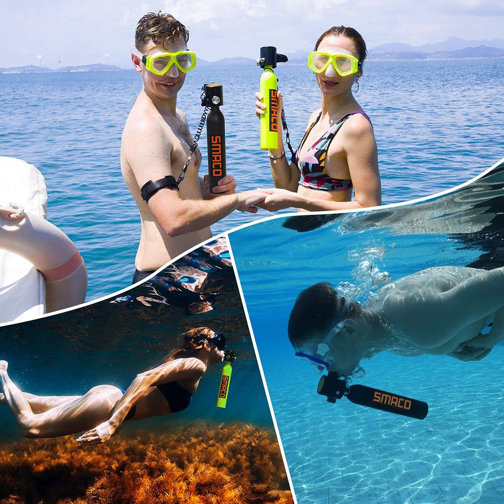 SMACO S300 Plus 0,5l mini potápěčská lahev - černá