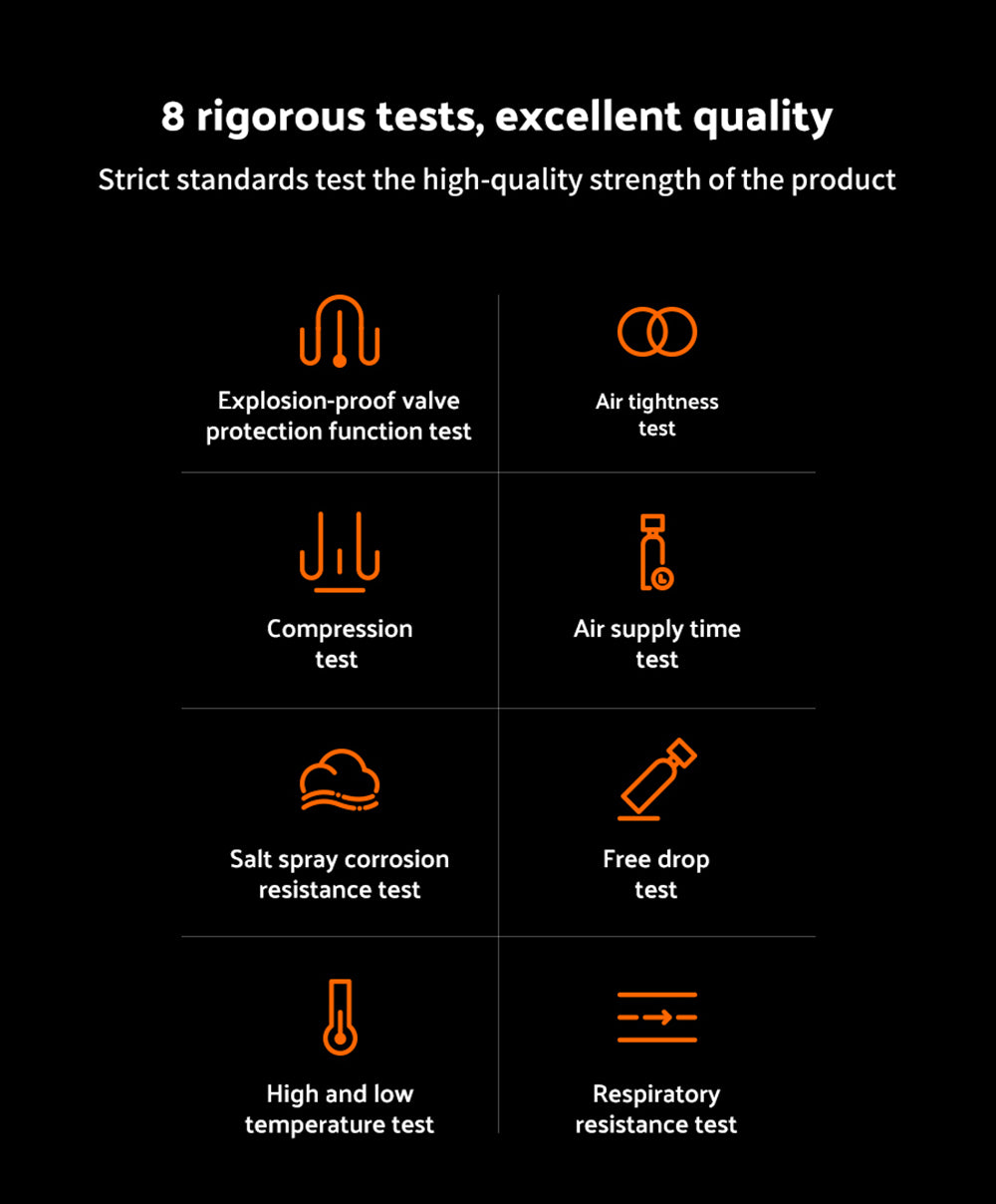 SMACO S300 Plus 0,5l mini potápěčská lahev - černá