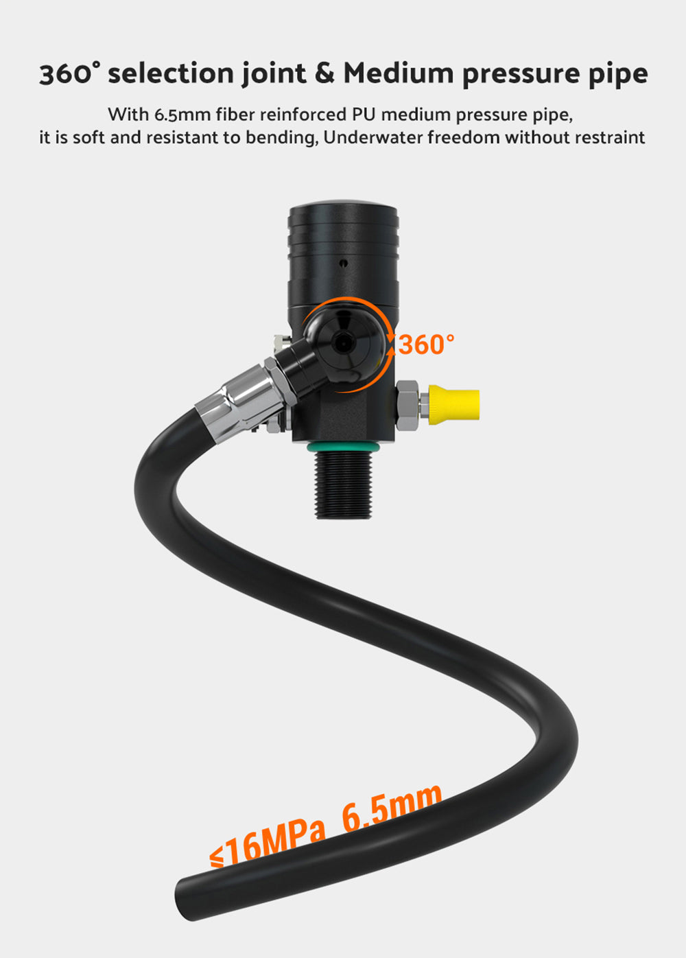 Potápěčská lahev SMACO S400 Pro 1l - černá