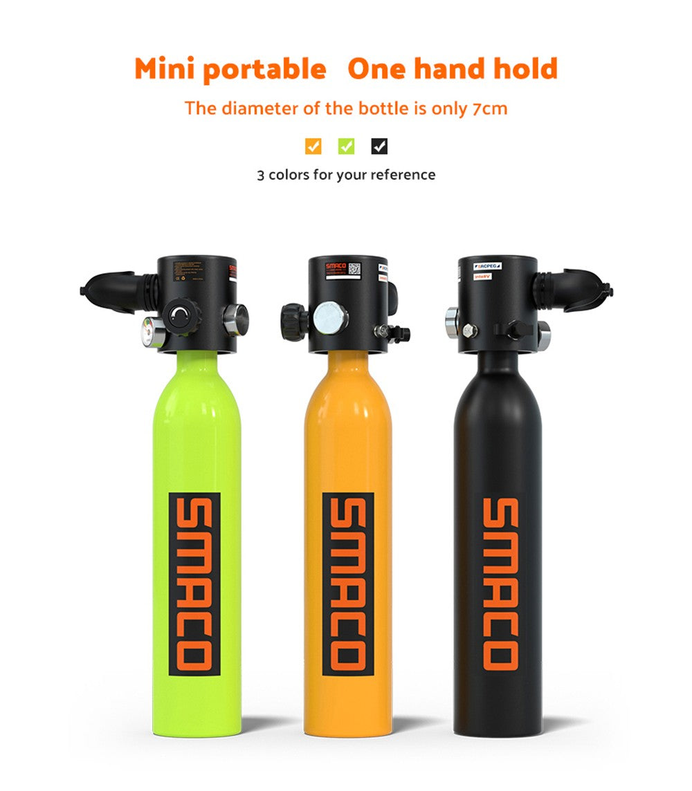 Potápěčská lahev SMACO S500 0,7 l mini - černá