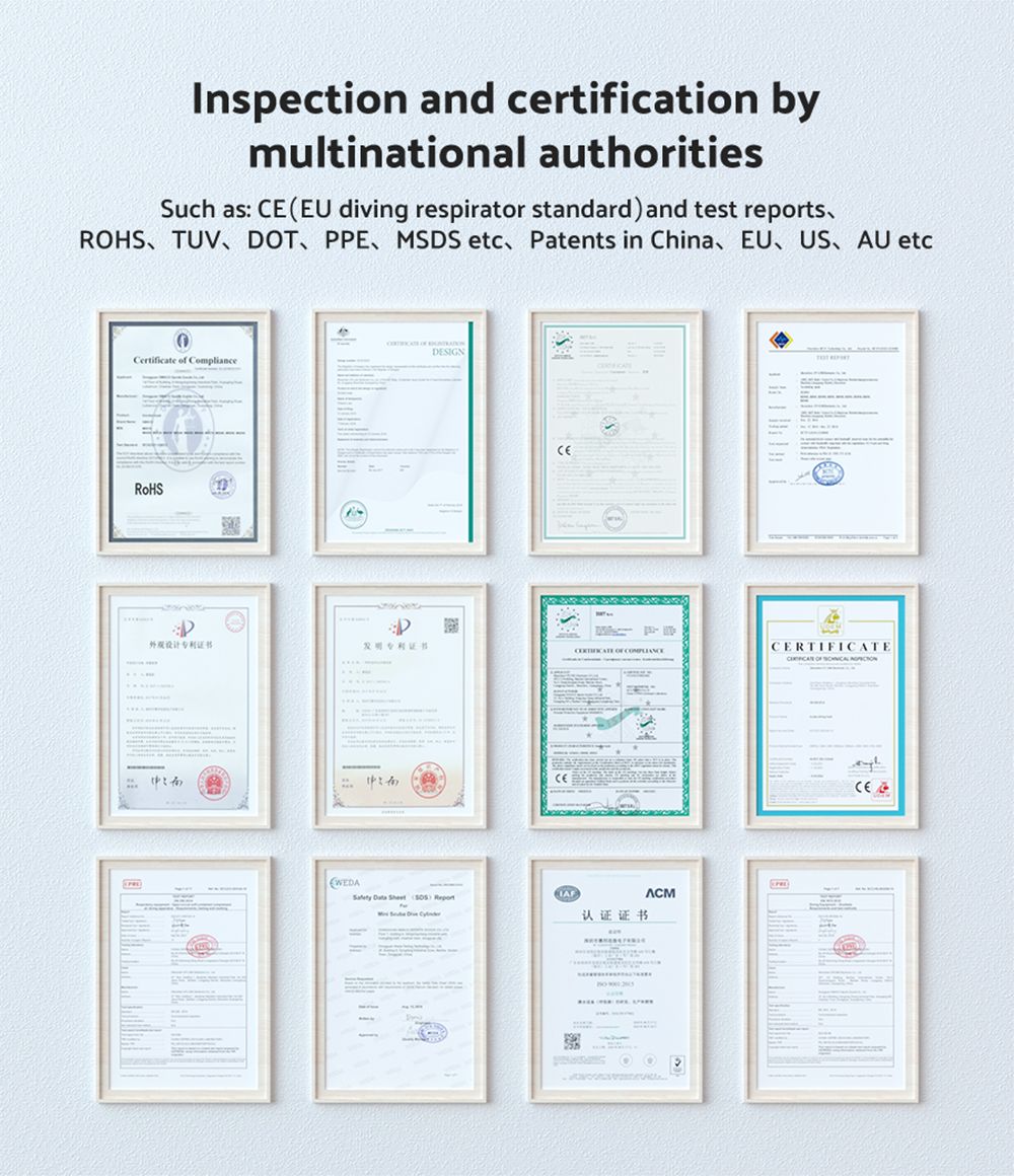 Potápěčská lahev SMACO S700 Plus 2L - černá