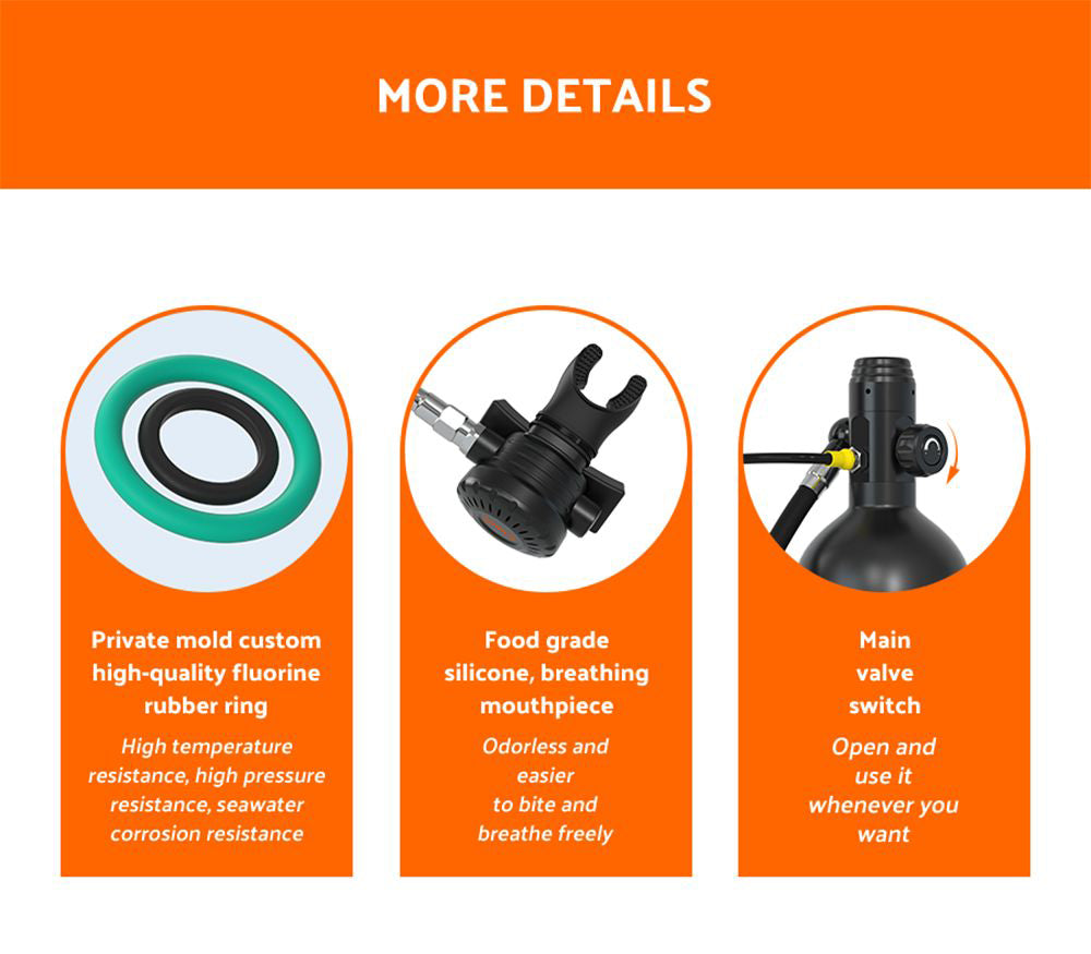 Potápěčská lahev SMACO S700 Plus 2L - černá