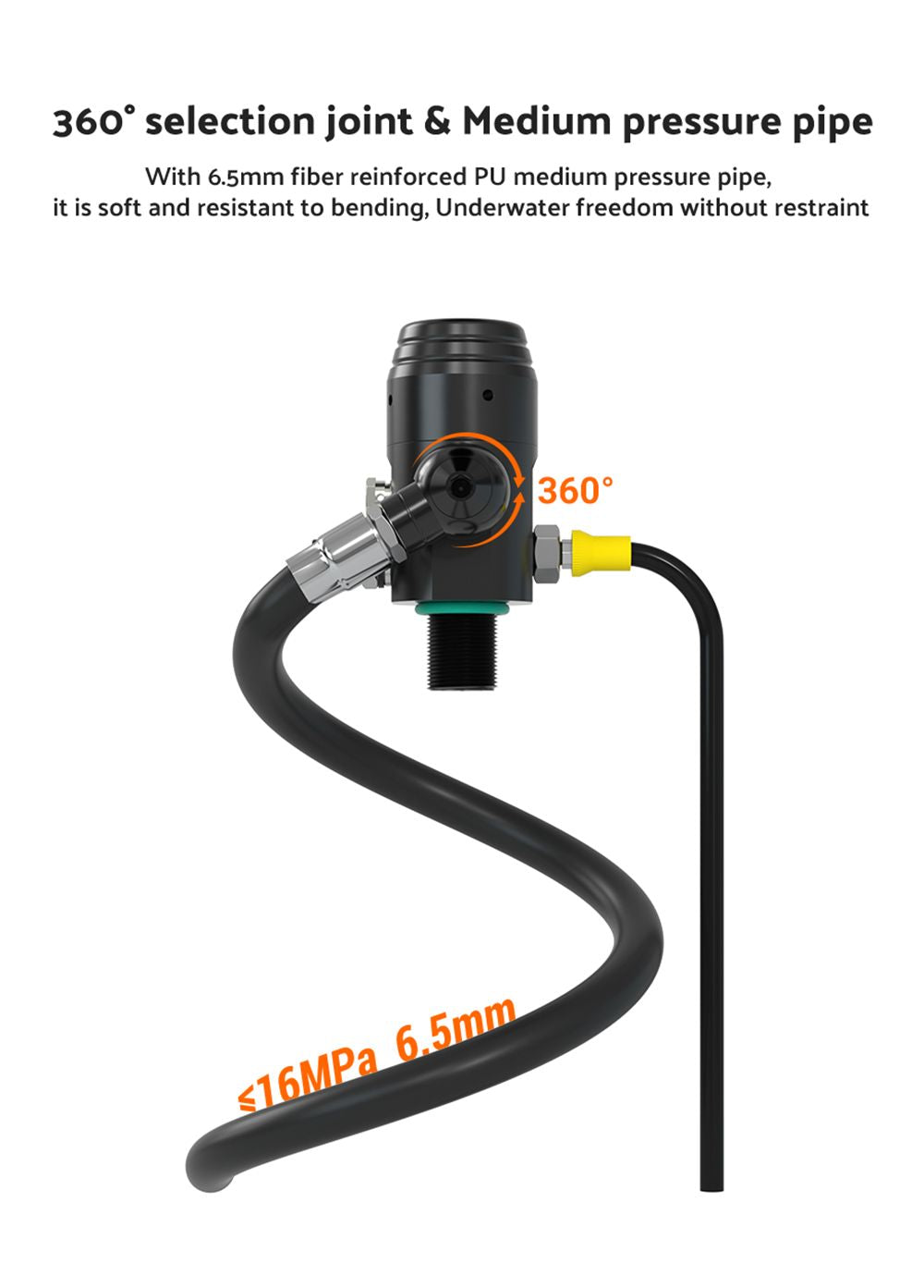 Potápěčská lahev SMACO S700 Plus 2L - černá