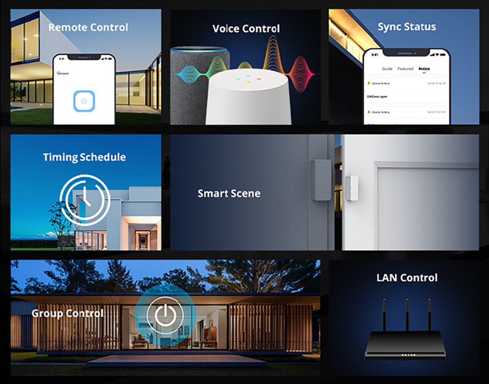 Bezdrátový WiFi chytrý spínač SONOFF Basic R2, DIY modul, pro automatizaci chytré domácnosti, hlasové ovládání, funguje s Alexou a Google Home