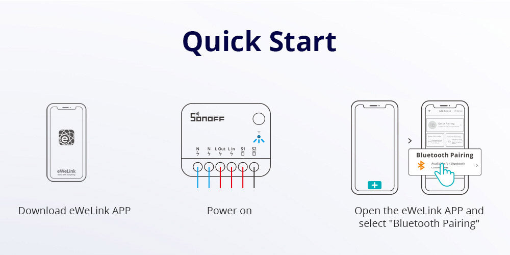 Chytrý WiFi přepínač SONOFF MINI R4 Extreme, externí ovládání přepínačem, DIY modul pro automatizaci chytré domácnosti, funguje s Alexou a Google Home