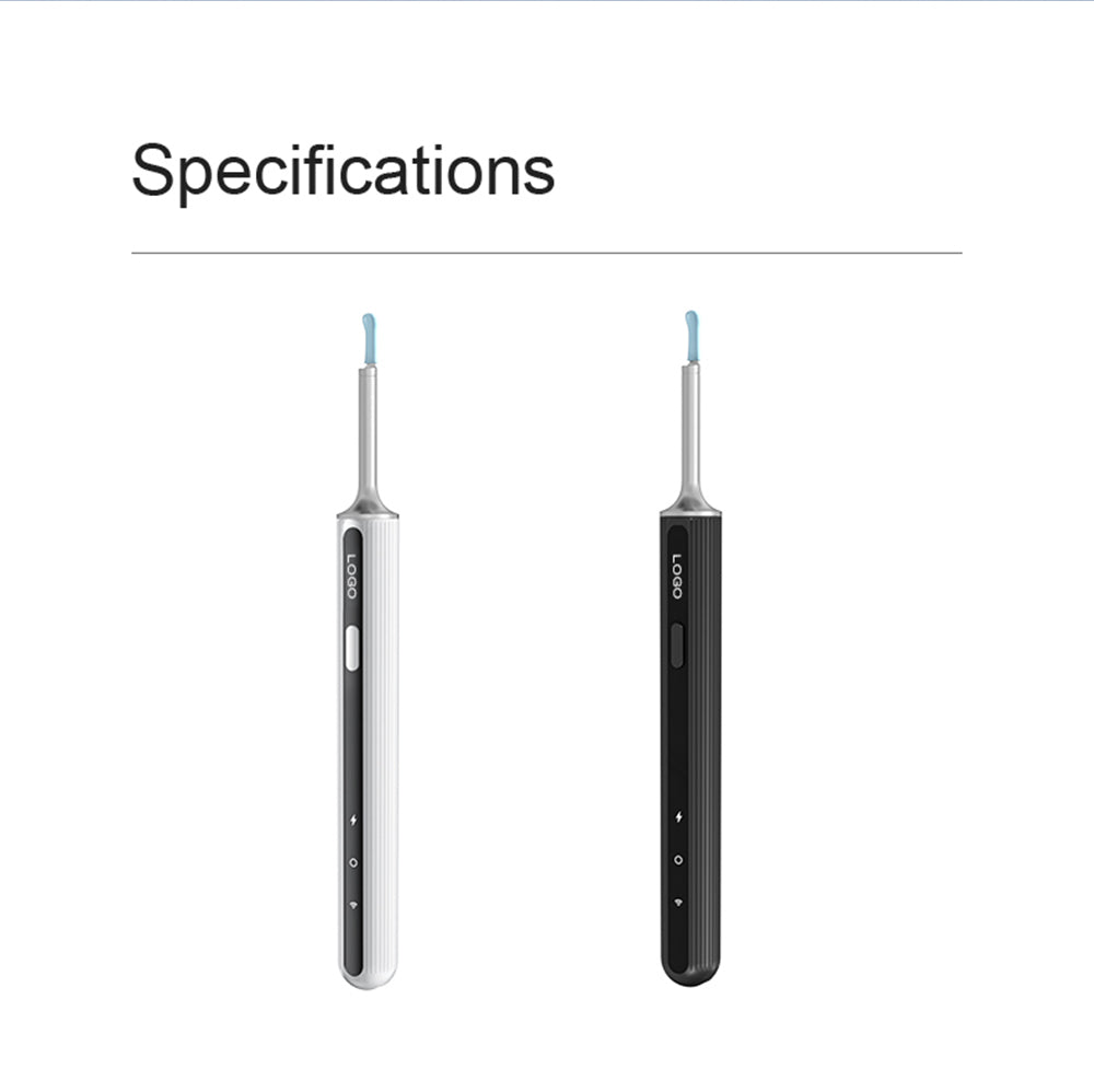 SUNUO X8 Chytrý vizuální čistič uší, odstraňování akné, 5MP HD kamera, 6osý gyroskop, silikonové nástavce do uší, WiFi připojení