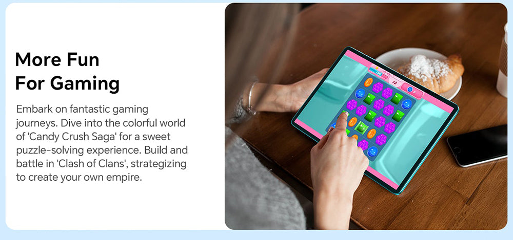 Tablet Teclast P30 10,1 palce, Android 15, 4 GB RAM 64 GB ROM, 5MP AI duální fotoaparát, rozlišení 1280x800, Qcta-Core, baterie 6000 mAh, Type-C/GMS/WiFi/Bluetooth/3,5mm Jack