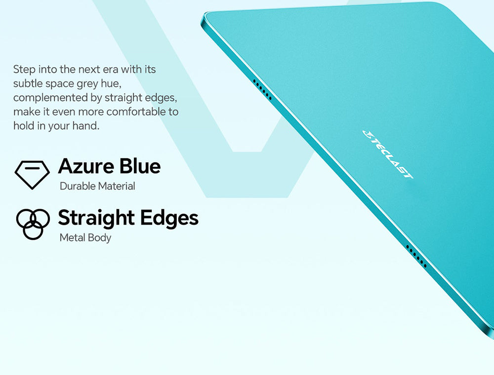 Tablet Teclast P30 10,1 palce, Android 15, 4 GB RAM 64 GB ROM, 5MP AI duální fotoaparát, rozlišení 1280x800, Qcta-Core, baterie 6000 mAh, Type-C/GMS/WiFi/Bluetooth/3,5mm Jack