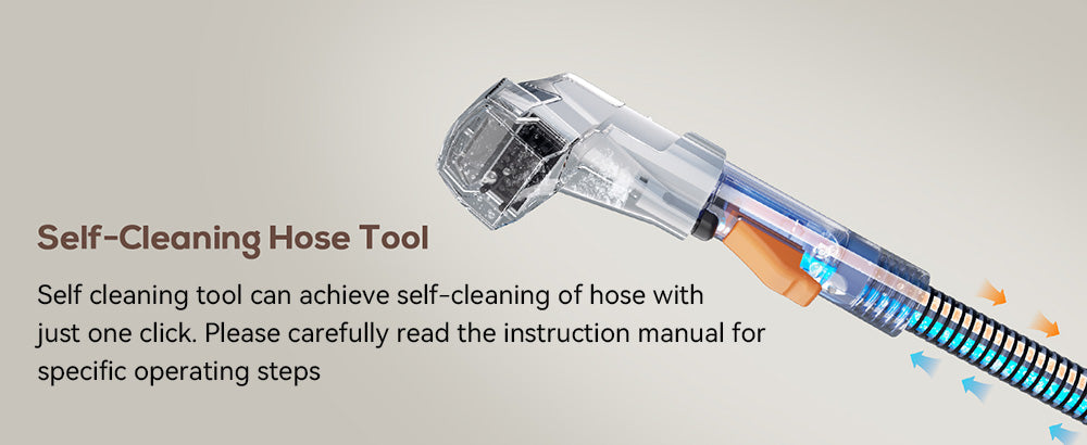 Vysavač na koberce Teendow C5, výkonný sací tlak 11 kPa, nízká hlučnost ≤80 dB, velká nádrž na vodu o objemu 1500 ml