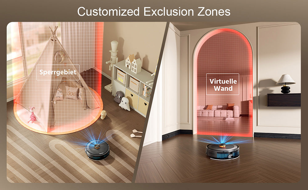 Robotický vysavač a mop Teendow D10S MAX 2 v 1 s automatickým vyprazdňováním, výkonným sacím tlakem 4500 Pa a inteligentním mapováním