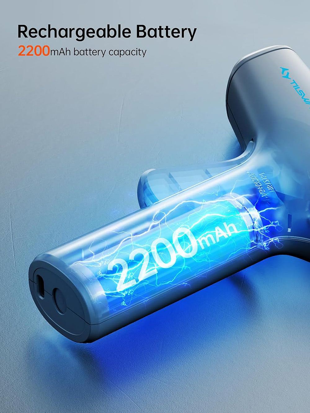 Akumulátorová tavná pistole Tilswall W104 4V, rychlé předehřívání 15 s, dobíjecí USB-C 2200 mAh, inteligentní vypínání