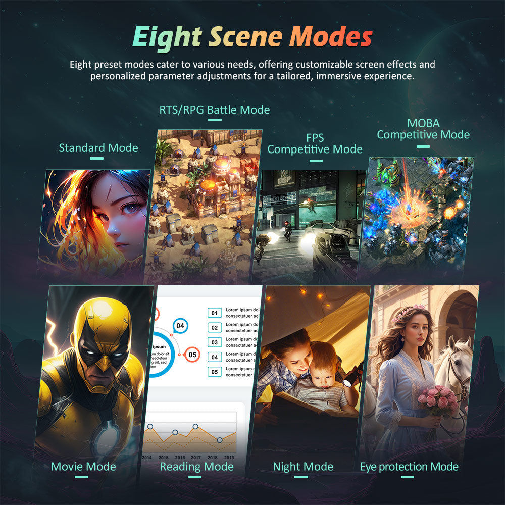 Herní monitor TITAN ARMY P2510G, 24,5" 1920*1080 RYCHLÝ IPS displej, obnovovací frekvence 180 Hz, HDR10, 99 % sRGB, 1 ms GTG, adaptivní synchronizace, dynamické optické rozložení (OD), herní asistent, 8 scénických režimů, hardwarové potlačení modrého světla, nastavitelný náklon, držák VESA, 1*HDMI 2.0, 1*DP 1.4, 1* zvuk