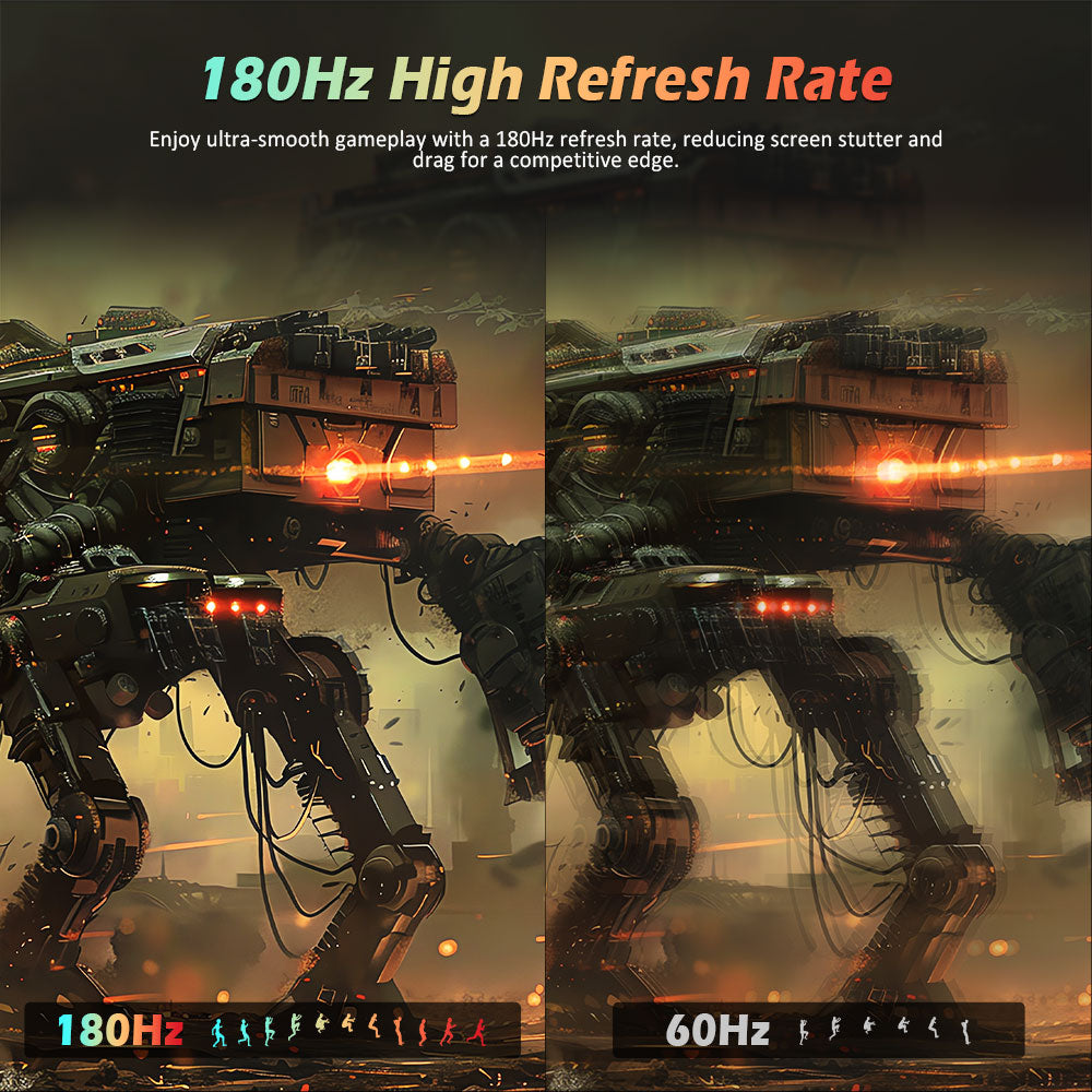 Herní monitor TITAN ARMY P2510G, 24,5" 1920*1080 RYCHLÝ IPS displej, obnovovací frekvence 180 Hz, HDR10, 99 % sRGB, 1 ms GTG, adaptivní synchronizace, dynamické optické rozložení (OD), herní asistent, 8 scénických režimů, hardwarové potlačení modrého světla, nastavitelný náklon, držák VESA, 1*HDMI 2.0, 1*DP 1.4, 1* zvuk