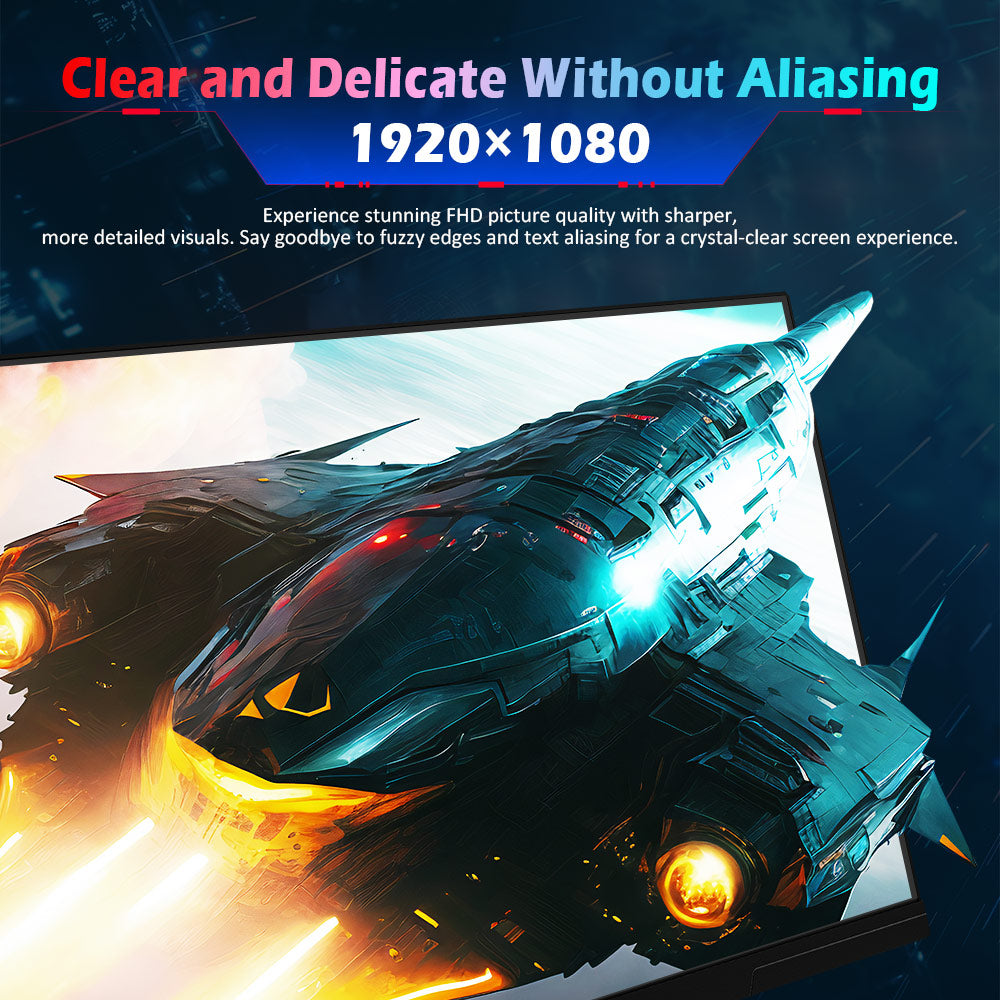 Herní monitor TITAN ARMY P2510H, 24,5" 2HVA Fast LCD panel, 1920*1080, obnovovací frekvence 240 Hz, 1 ms GTG, HDR10, 99 % sRGB, Adaptive-Sync, Dynamic OD, ultrarychlý herní režim, 10 scénických režimů, rozdělená obrazovka PBP a PIP, nízká hladina modrého světla, montáž na stěnu VESA