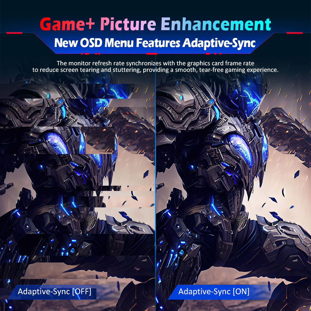 Herní monitor TITAN ARMY P2510H, 24,5" 2HVA Fast LCD panel, 1920*1080, obnovovací frekvence 240 Hz, 1 ms GTG, HDR10, 99 % sRGB, Adaptive-Sync, Dynamic OD, ultrarychlý herní režim, 10 scénických režimů, rozdělená obrazovka PBP a PIP, nízká hladina modrého světla, montáž na stěnu VESA