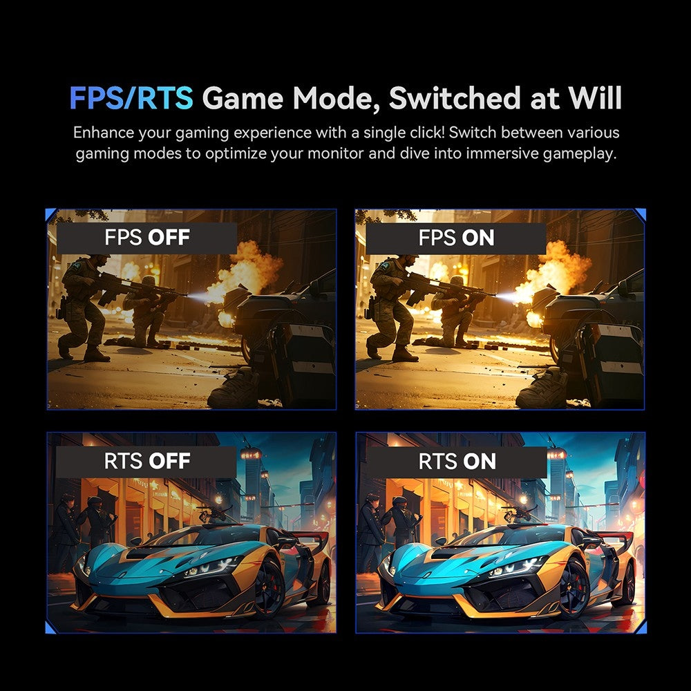 Herní monitor TITAN ARMY P25A2H, 25palcová obrazovka s rozlišením 1920x1080 FHD, obnovovací frekvence 240 Hz, MPRT 1 ms, adaptivní synchronizace, pozorovací úhel 178°, barevný gamut 95 % DCI-P3, podpora herního režimu FPS/RTS, PIP a PBP displej, nízká hladina modrého světla, montáž na zeď